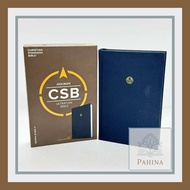 CSB Ultrathin Bible, Navy Cloth Over Board (Cloth Over Board)