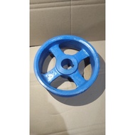 CAST IRON PULLEY B3X8" INCH (20CM) AS 2" inch, 30mm, 32mm, 38mm, 42mm, 50mm, Bent