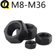 Grade 8.8 Blackened Fine Thread Hex Nut Nut Screw Cap Young Thread Nut M22M24M26M30