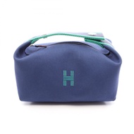 【二手】愛馬仕 HERMES 手提包 Bride à Black PM H104222M 03 海軍帆布 Bride à Black PM Marine 女士全新未使用