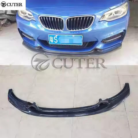 Hot F22 M235 Carbon Fiber Car Front Bumper Lip Splitter for Bmw F22 M235 Car Body Kit 14-18