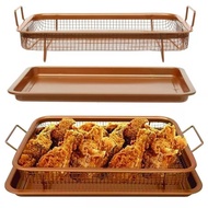 Bakindo Cooper Crisper Tray Fika Oven Tray Oil Drainer Cooling Rack Baking Tray Multifunction Thick 