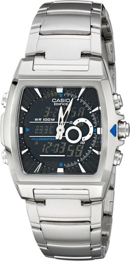 Casio Mens EFA120D-1AV Ana-Digi Edifice Thermometer Bracelet Watch