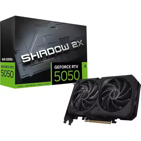 Gaming Graphics Card 8GB GDDR6 128-bit RTX 5050 2617 MHz DisplayPort HDMI 2.1 NVIDIA Blackwell Archi