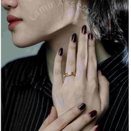 Love Chain Ring Love Ring Titanium Ring Anti-Rust Anti-Fade