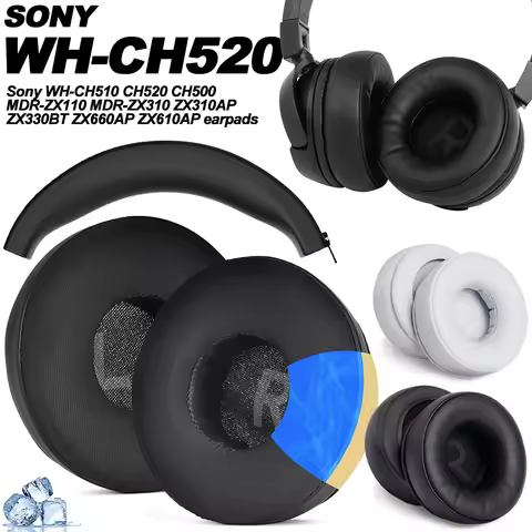 Earphone pads For Sony WH-CH510, CH520 CH500, MDR-ZX110 ZX310, ZX310AP ZX330BT, ZX660AP, ZX610AP rep