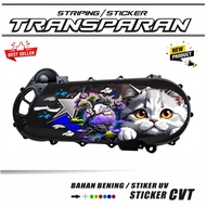CVT MOTORCYCLE STICKERS ALL CVT STICKERS, COOL TRANSPARENT VARIATIONS, CVT BLOCK STRIPING
