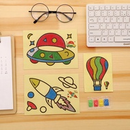MALAYSIA READY STOCK-Colored Sand Art for Kids Painting Set
