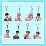 Bangchan Lee Know Changbin Keychain Kpop Stray Kids Hyunjin Felix Backpack Bag Decoration Accessory