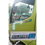 Euro 6 sticker for Hino 500 car