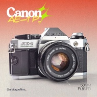 Kamera Analog Canon AE-1 Program kit 50mm f1.8 New FD Super Mulus