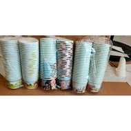 Paper cup ice cream 2.5oz Ice Cream Cup Motif + Stick [RANDOM Motif]