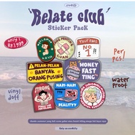 [MIN 10 THOUSAND] Relate Club Stickers, cute, aesthetic, waterproof, vinyl, laptop decoration by cre