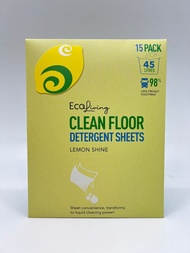 Eco Living - 環保潔淨地板清潔紙 (檸檬味) -15片裝