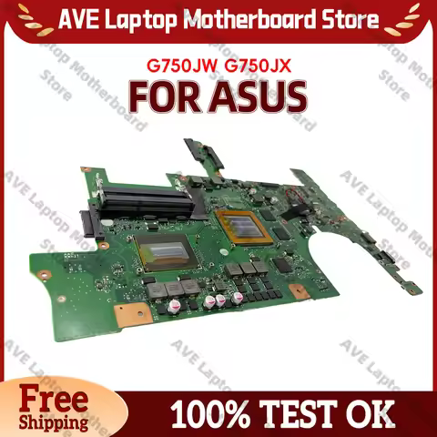 G751JL G751JT Laptop Motherboard For ASUS ROG G751JL G751JY G751J Notebook Mainboard With i3 i5 i7 C