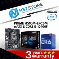 PWP ASUS PRIME H510M-E/CSM mATX &amp; INTEL CORE i5-10400F PROCESSOR