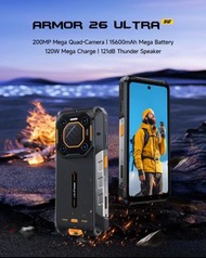 行貨 有保養 2024最新 Rugged phone Ulefone Armor 26 Ultra 5G 非iphone, Samsung, Sony, 小米,  vivo, oppo, 華為 手機