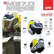 Givi Helmet M37.0 Grande Visor Original Tinted 75% Mirror Gold Rainbow Irridium Visor M37.0 Givi
