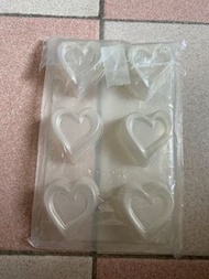 全新： 心形朱古力模 甜品 甜品模 朱古力 心 愛心 心型