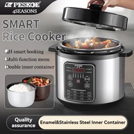 SMART Rice Cooker with Enamel & Stainless Steel Inner Pot 2.8L Rice Cooker with Stainless Steel Pot