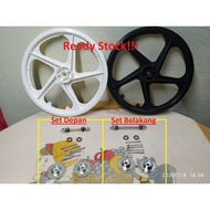 [1PCS] 20" WADO/P.G.C.(Tebal) Bicycle PVC Sport Rim Basikal MTB/BMX/LAJAK plastic wheel