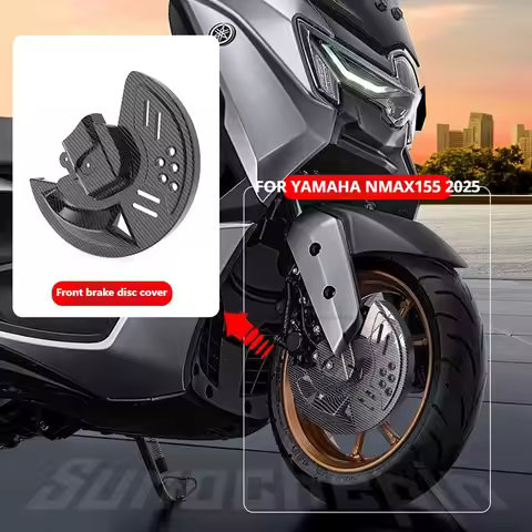 Motorcycle Front Brake Disc Cover Brake Disk Guard Protection For Yamaha NMAX V3 Turbo V3 NMAX155 Tu