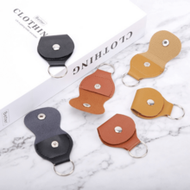 2pcs Guitar Pick Holder Case, Portable Pick Pouch With Leather Case, Includes Keychain