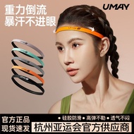 Sports Headband Sweat Guide Band Female Yoga Fitness Running Anti-slip Headband Headband Sweat-resis