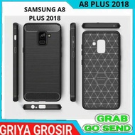 Ipaky Case For Samsung Galaxy A8 Plus 2018 Carbon Fiber Ipaky Slimfit