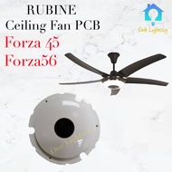 RUBINE Ceiling Fan Remote, PCB Board  / Receiver For FORZA45/FORZA56 SERIES