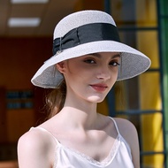 Straw Hat for Women Summer Sun Hat Beach Hat for Women Seaside Sun Hat Casual Travel Foldable Fisher