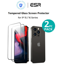 ESR iPhone 16 /16 Plus /16 Pro /16 Pro Max /15 /15 Plus /15 Pro /15 Pro Max Tempered Glass Screen Pr