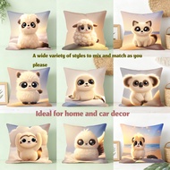 throw pillow case 18x18 16x16 20x20inches Cute Animal Print cushion