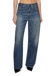 LEVI’S BLUE TAB DROP BARREL DARK WASH JEANS