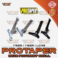 Y15ZR / Y16ZR / LC135 PROTAPER REAR FOOTREST ( BLACK & SILVER )