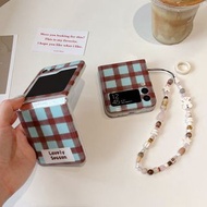 9667韓風格仔三星SAMSUNG Galaxy Z Flip3 Flip4 Flip5 電話手機殼