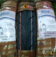 Asia AT900 (70/90-17 / 80/90-17 / 70/80-17 / 50/90-17 / 70/90-14 / 80/90-14  ) Tubeless Tyre (Bunga 