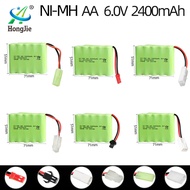 Ni‑MH AA 2400mAh 6.0V (5S – 5 × AA cells) Battery Pack – SM/JST/Mini Tamiya, for RC Cars & Electric 