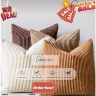 Cushion Cover Aesthetic Corduroy Sofa Cushion Cover 30x30 35x35 40x40 45x45 Homey Textile