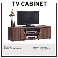 TV Cabinet 150cm TV Console Living Hall Cabinet 5FT TV Stand TV Rack Media Storage Cabinet