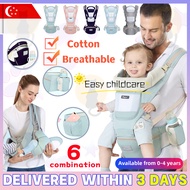 [✅SG Ready Stock] Baby Carrier Infant Comfortable Breathable Multifunctional Sling Backpack Hip Seat