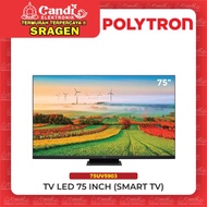 POLYTRON Smart TV 75 inch Mini Led Quantum UHD 4K - 75UV5903