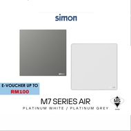🔥NEW🔥 SIMON [European Brand] M7 Series AIR White & Grey Switch Switches & Socket Outlet 1 gang 2 gan
