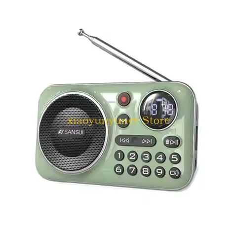 P9JB Portable FM Radio Outdoor Radio Gift for The Elderly BLE5.0 Version