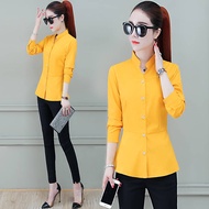 【Free shipping】Ready Stock ️S-5XL️ baju blause lengan panjang blouse baju korea korean blouse plus s