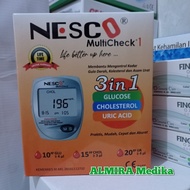 Alat Nesco Multicheck - Alat Tes Gula Darah Kolesterol dan Asam Urat