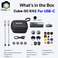 Godox Microphone Cube-S / Cube-SC Kit2 - Wireless 2.4GHz สำหรับ Smartphone Tablet - ประกันศูนย์ Godo