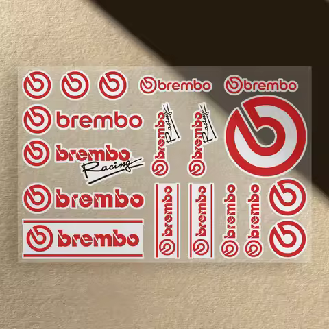Motorcycle Sticker Waterproof for Helme Tank Car Body Bicycle Universal Vinyl Decal B-Brembo