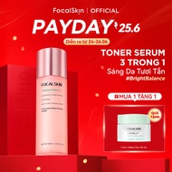 Toner Serum 3 trong 1 Niacinamide B3 44.5% Cam Thảo Dưỡng Trắng Mờ Thâm Da Mụn Nhạy Cảm FOCALSKIN Br