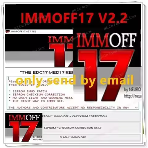 2026 IMMOFF17 Software EDC17 Program Immo Off ECU NEUROTUNING Immoff17 Disable Download and install